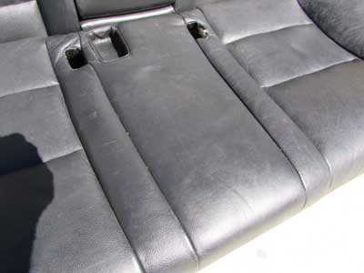 BMW Rear Seats Complete Black Leather Fold Down E60 525i 528i 530i 535i 545i 550i M5 Sedan6